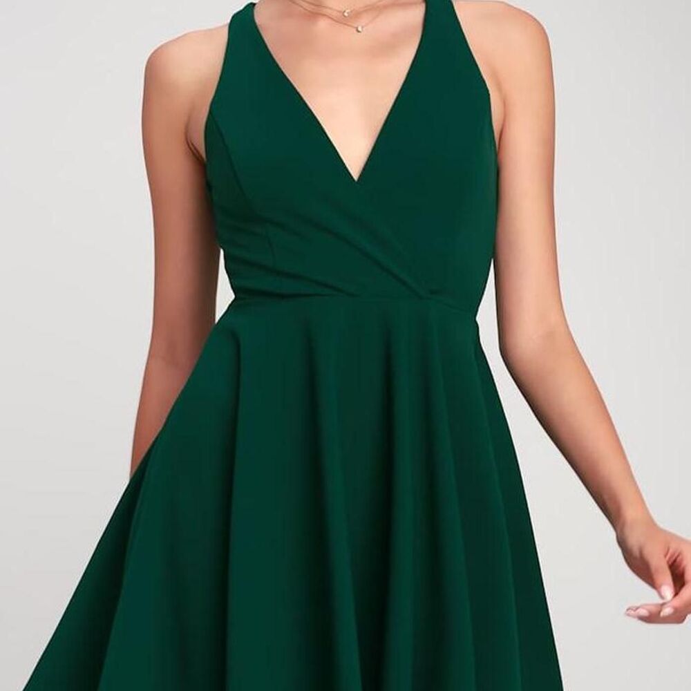 Lulus Women's Green Dress